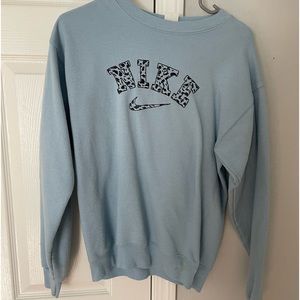 nike custom crewneck